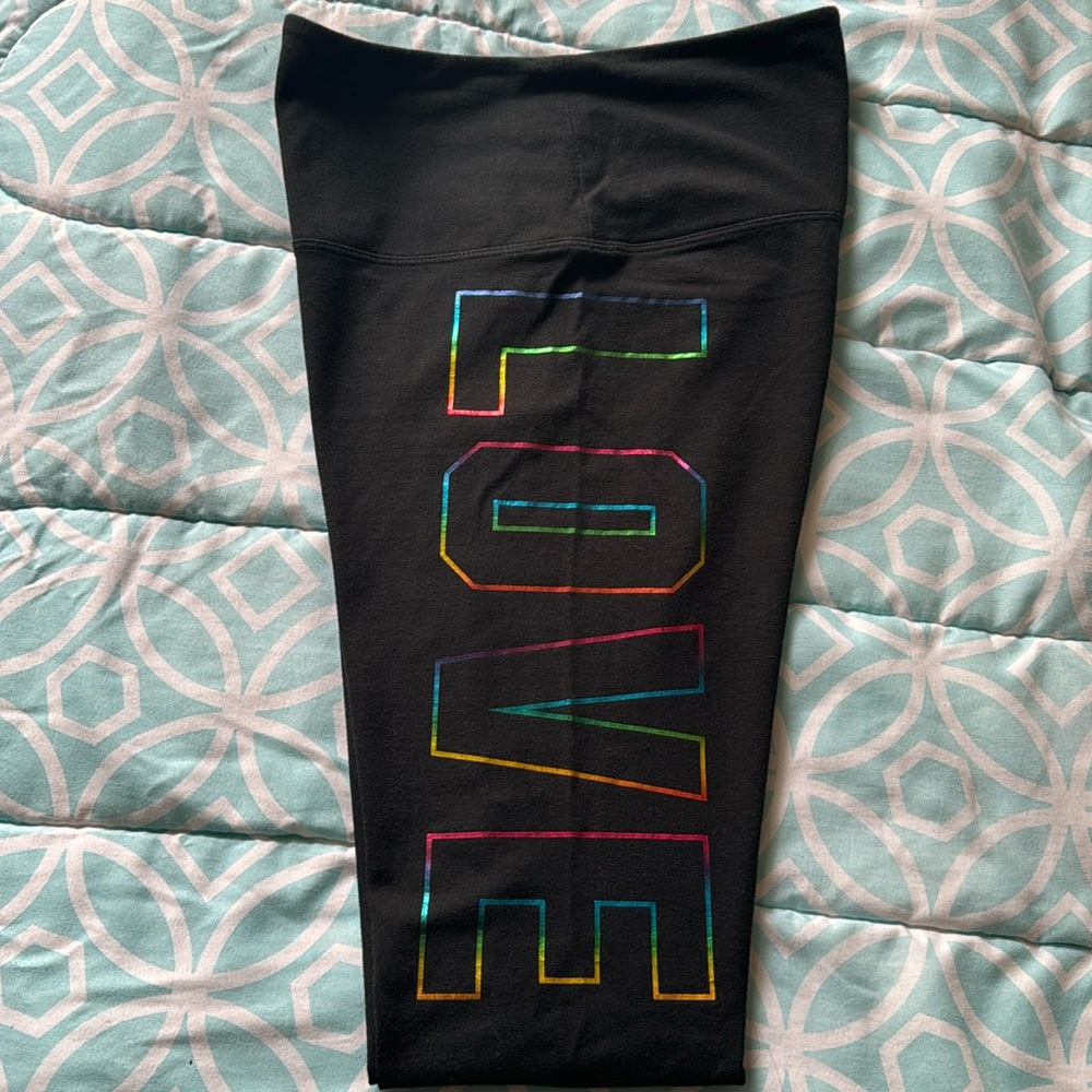 Black leggings Pink size S
